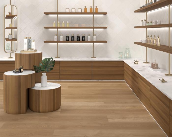 Olivia Vit 15x15 Kakel