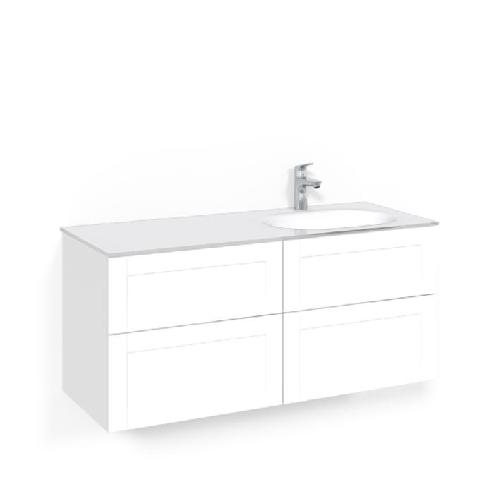 Kommod Crown 1200 Glastvättställ Edge