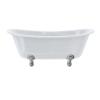 Dubbelsidigt badkar Bateau