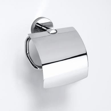 Toapappershållare med Lock Soft Krom