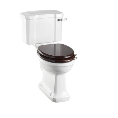 Toastol F&ouml;rh&ouml;jd med Smal Cistern 44, Soft-close, Spolvred i Guld