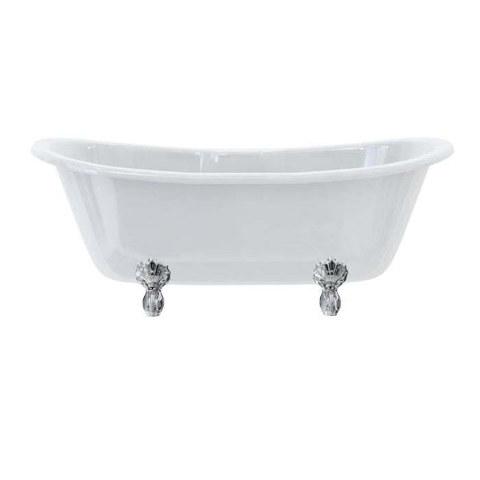 Dubbelsidigt badkar Bateau