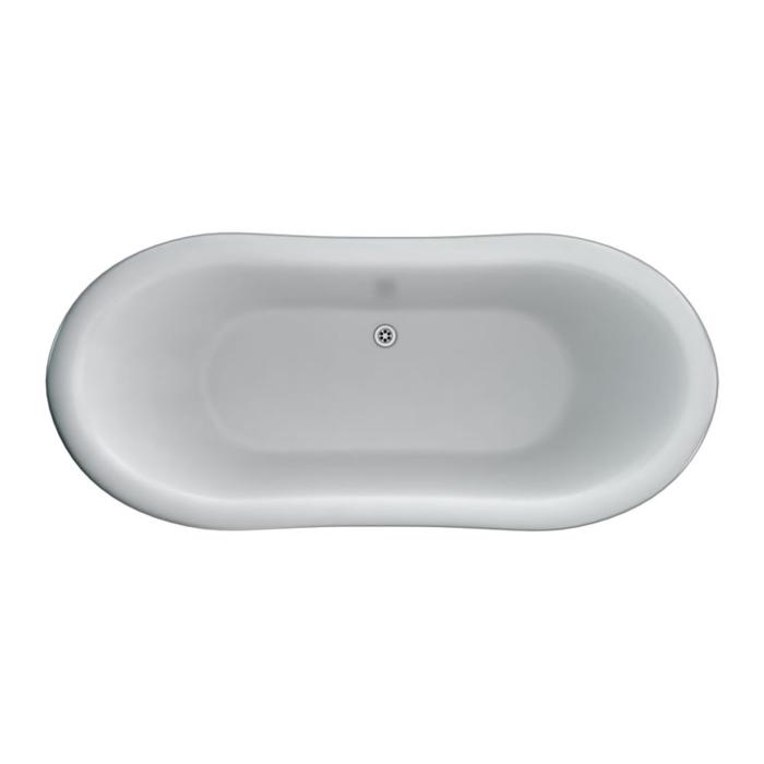 Dubbelsidigt badkar Bateau