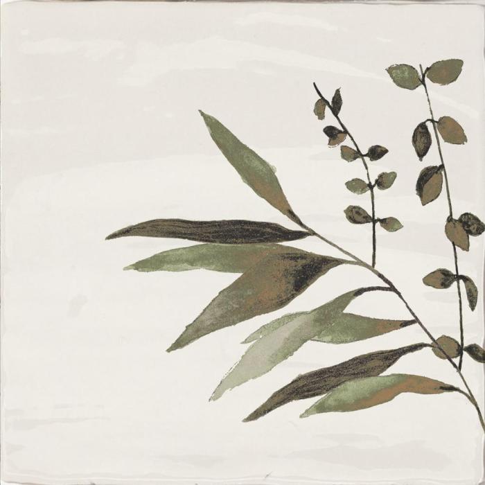 Olivia dekor grön 15x15 Kakel