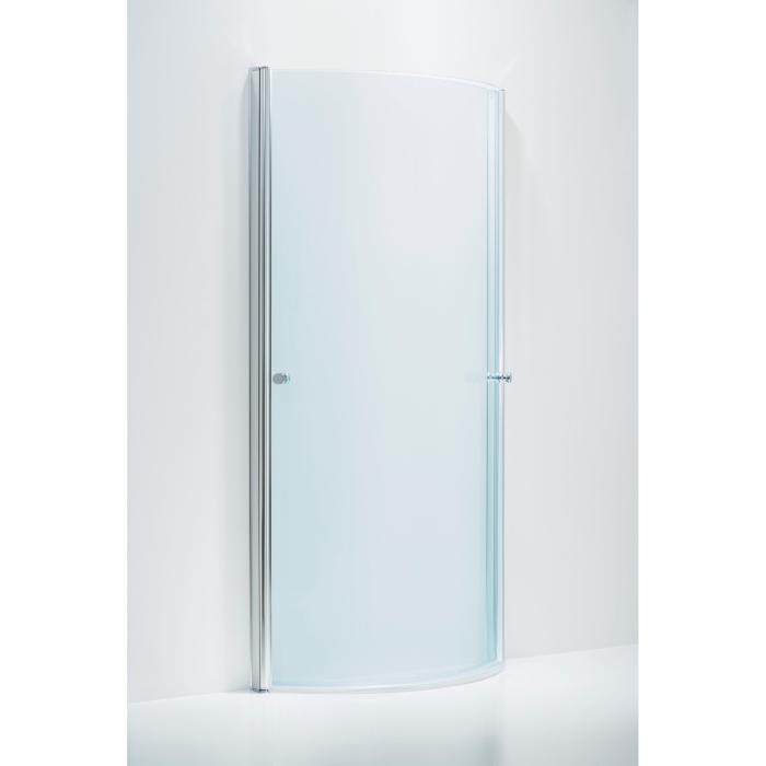 Duschvägg Round U-dusch Klarglas