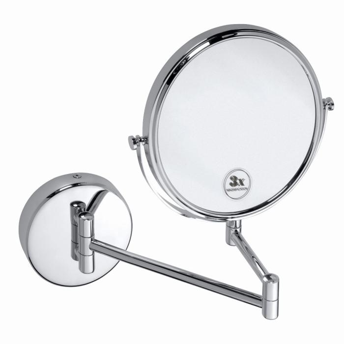 Kosmetikspegel Soft Diameter 19cm Krom