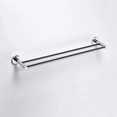 Handduksstång Soft 65cm Dubbel Krom