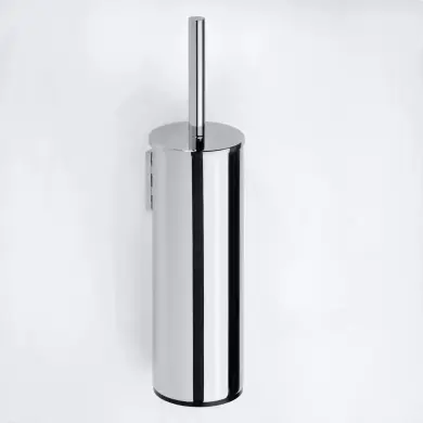 Toalettborste Set Soft Cylinder Krom