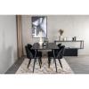 Rectangular Dining Set Silar, Velvet