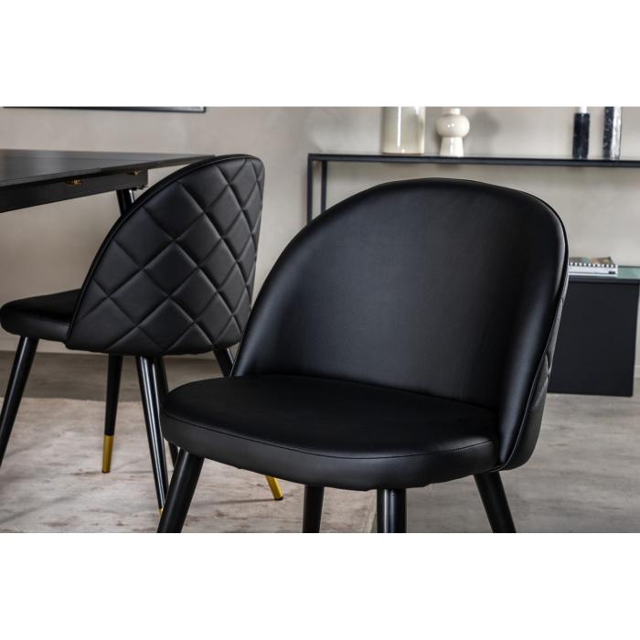 Rectangular Dining Set Silar, Velvet