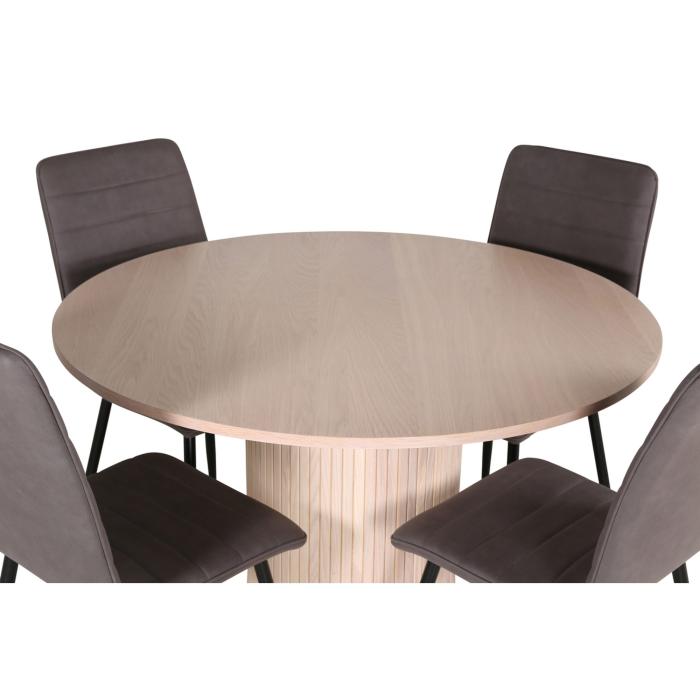 Round Dining Set Bianca, Windu