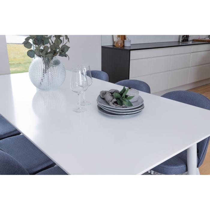 Rectangular Dining Set Polar, Velvet