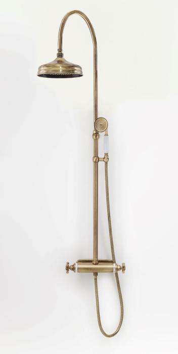 Takduschset Windsor med Ladymix Termostatblandare 160cc