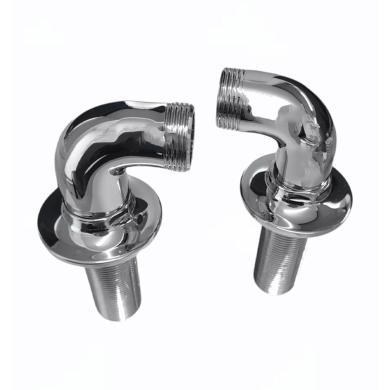 Monteringskoppling f&ouml;r V&auml;ggmonterad Badkarsblandare 3/4", par
