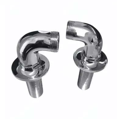 Monteringskoppling f&ouml;r V&auml;ggmonterad Badkarsblandare 3/4", par