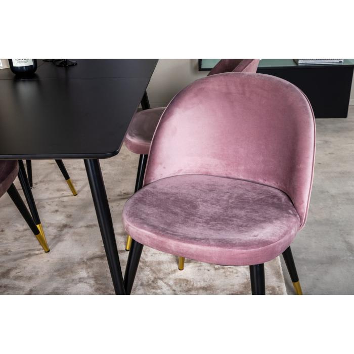 Rectangular Dining Set Silar, Velvet