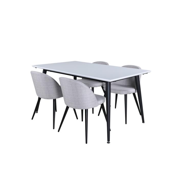 Rektangulär matgrupp Jimmy, Velvet