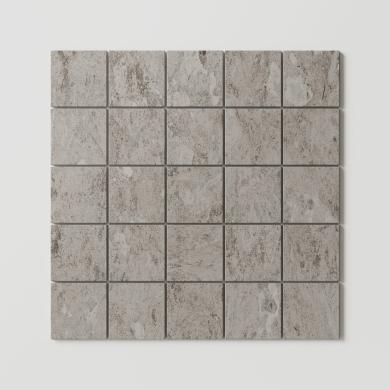 Granitkeramik Alvaret Ash 6x6 cm, Mosaik 30x30 cm
