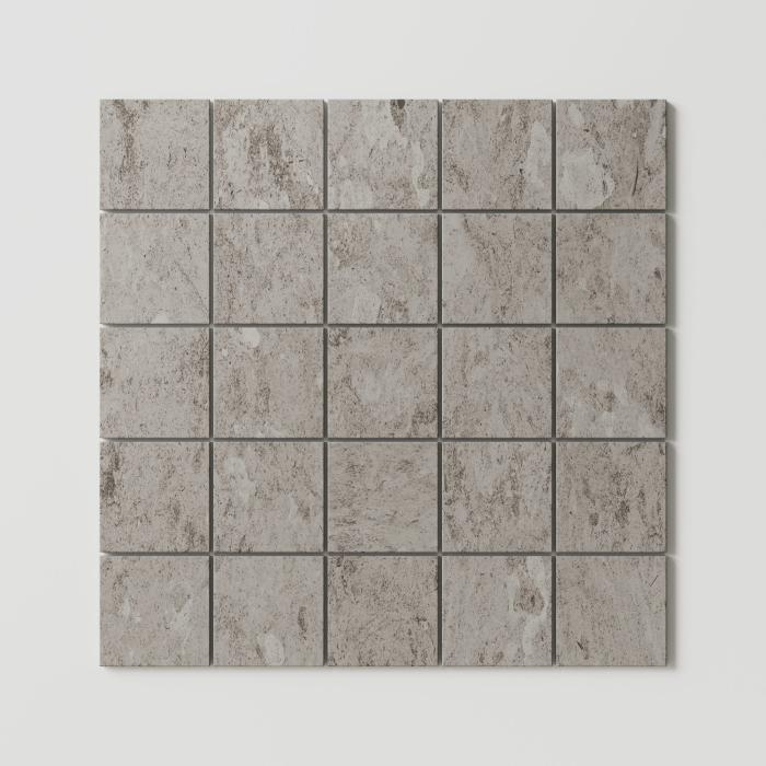 Granitkeramik Alvaret Ash 6x6 cm, Mosaik 30x30 cm