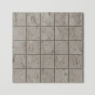 Granitkeramik Alvaret Ash 6x6 cm, Mosaik 30x30 cm