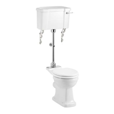 Toastol Mellanh&ouml;g F&ouml;rh&ouml;jd, Smal Cistern 44, Soft-close, Vred, R&ouml;rkit