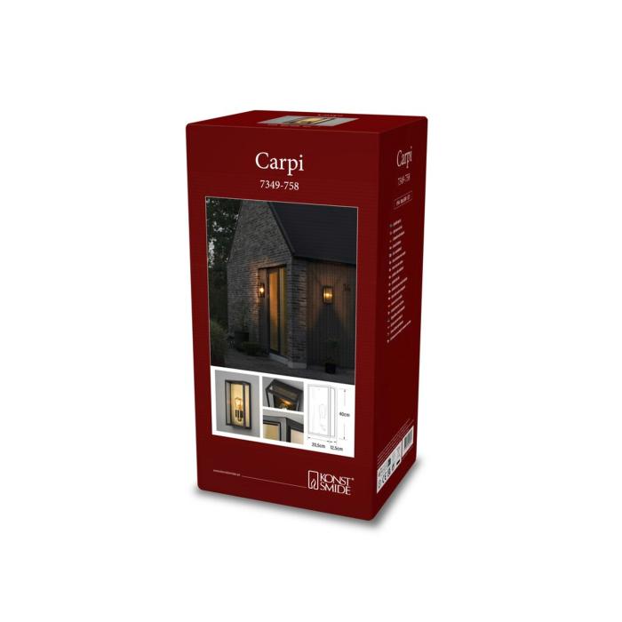 Vägglampa Ute Carpi E27