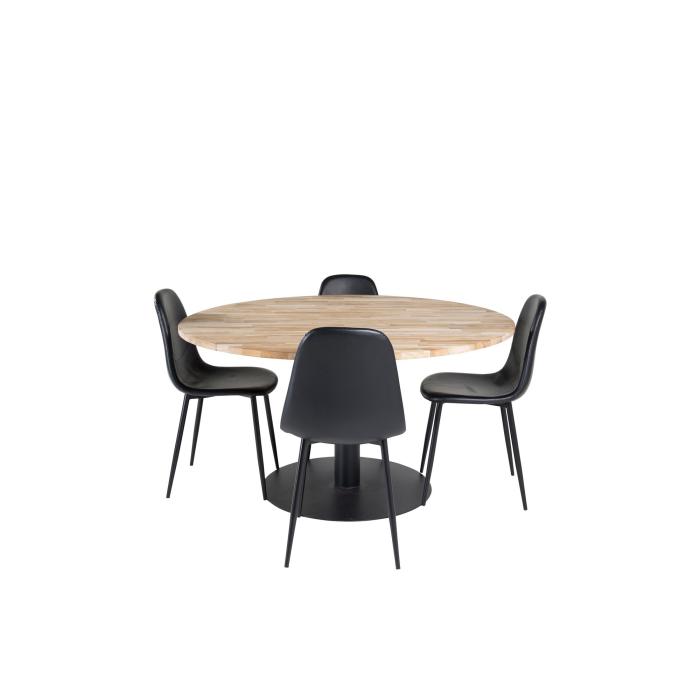 Round Dining Set Cirebon, Polar