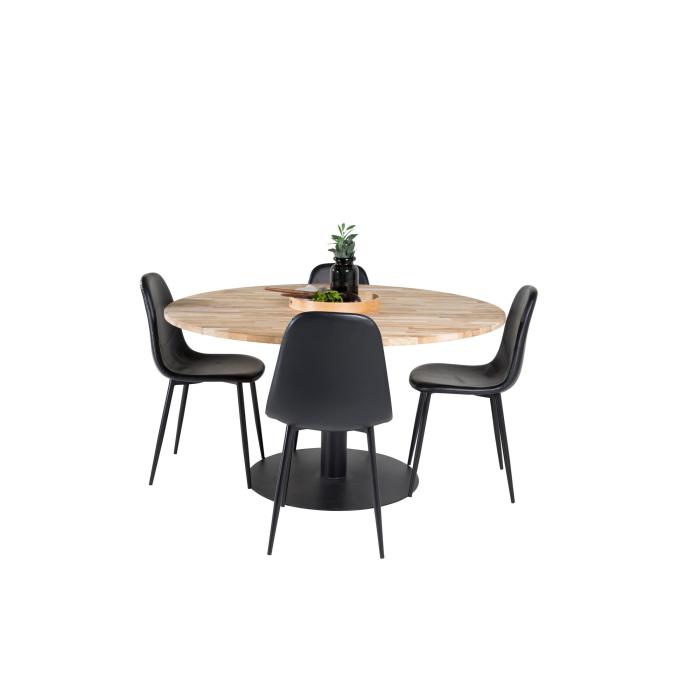Round Dining Set Cirebon, Polar