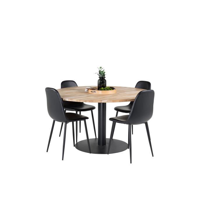 Round Dining Set Cirebon, Polar