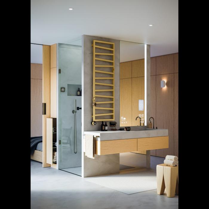 Handdukstork Zigzag Vattenuppvärmd