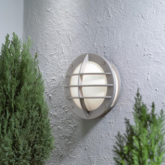 Vägglampa Ute Oden E27 Opal
