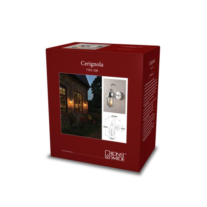 Vägglampa Ute Cerignola E27