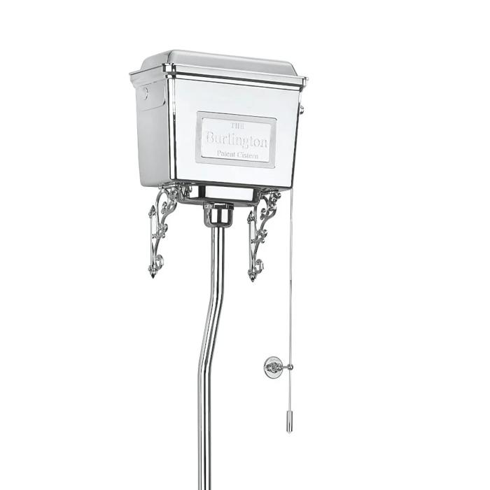Högspolande Aluminium Cistern inklusive monteringsbeslag