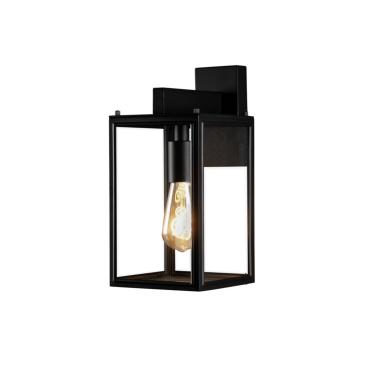 V&auml;gglampa Ute Carpi E27 Upp/ner Svart