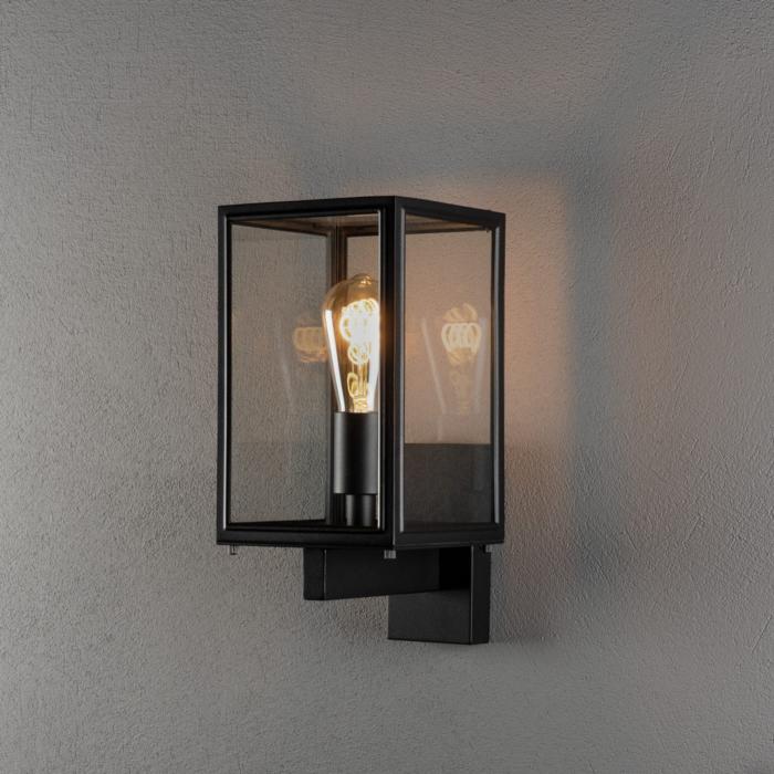 Vägglampa Ute Carpi E27 Upp/ner Svart