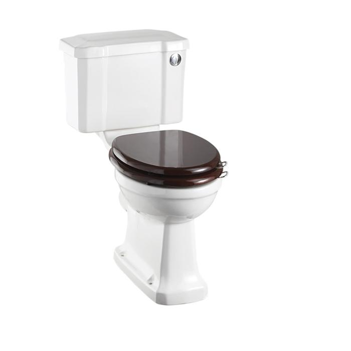 Toastol Förhöjd med Smal Cistern 44, Soft-close, Spolknapp i Krom