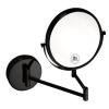 Kosmetikspegel Black Diameter 19cm Mattsvart