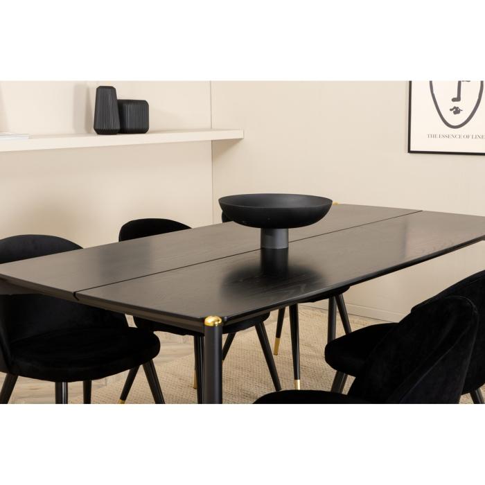 Rektangulär matgrupp Pelle, Velvet