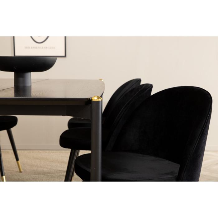 Rektangulär matgrupp Pelle, Velvet