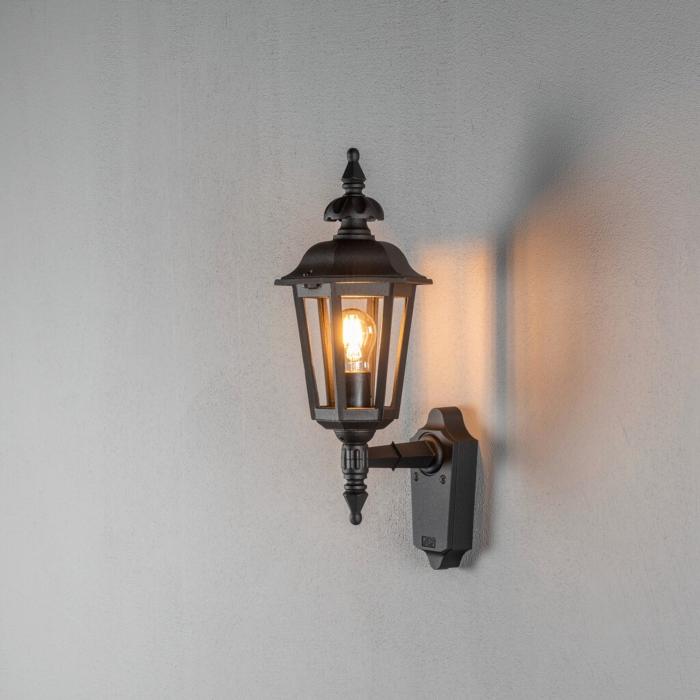 Vägglampa Ute Pallas E27 Liten