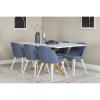 Rectangular Dining Set Velvet, Piazza
