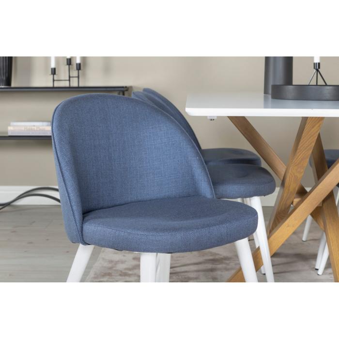 Rectangular Dining Set Velvet, Piazza
