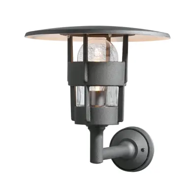 V&auml;gglampa Ute Freja E27 Mattsvart 40 cm