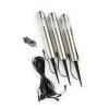 Pollare Amalfi Rostfri 3-pack LED