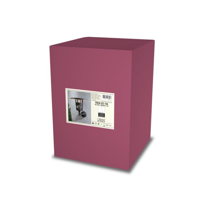Vägglampa Ute Freja E27 Mattsvart 40 cm