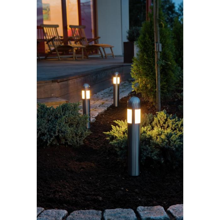 Pollare Amalfi Rostfri 3-pack LED