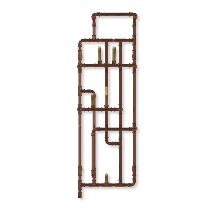 Handdukstork Pajak Elektrisk, Naturkoppar