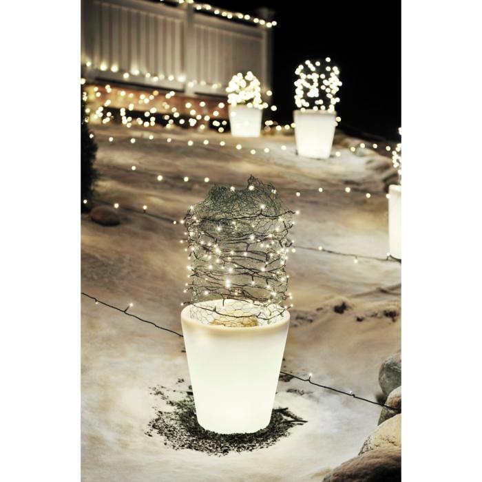 Blomkruka med Belysing Assisi LED