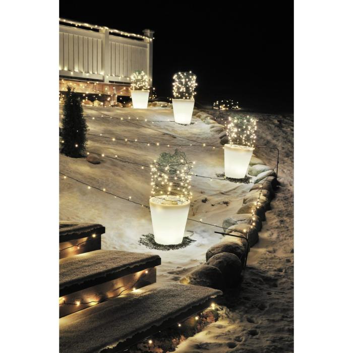 Blomkruka med Belysing Assisi LED