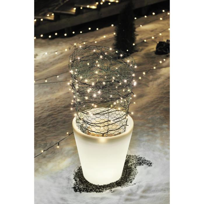 Blomkruka med Belysing Assisi LED